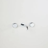 Assemble Offset Wall Tap Set With Spout