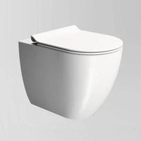 Pura Floor mounted Swirlflush Toilet Pan with Slim Soft-Close Seat
