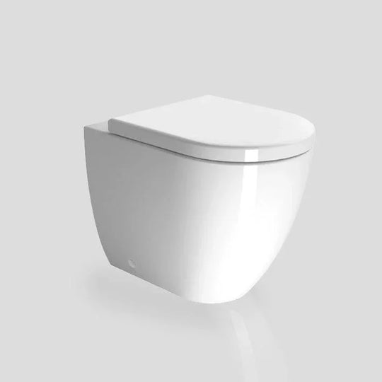 Pura Floor Mounted Swirlflush Toilet Pan with Soft-Close Seat