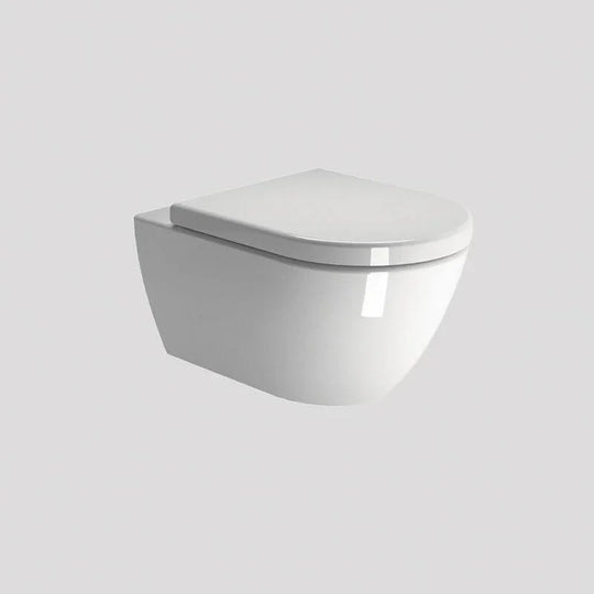 Pura Wall Mounted Swirlflush Toilet Pan with Soft-Close Seat