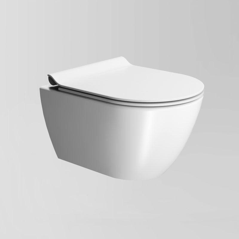 Pura Wall Mounted Swirlflush Toilet Pan with Slim Soft-Close Seat