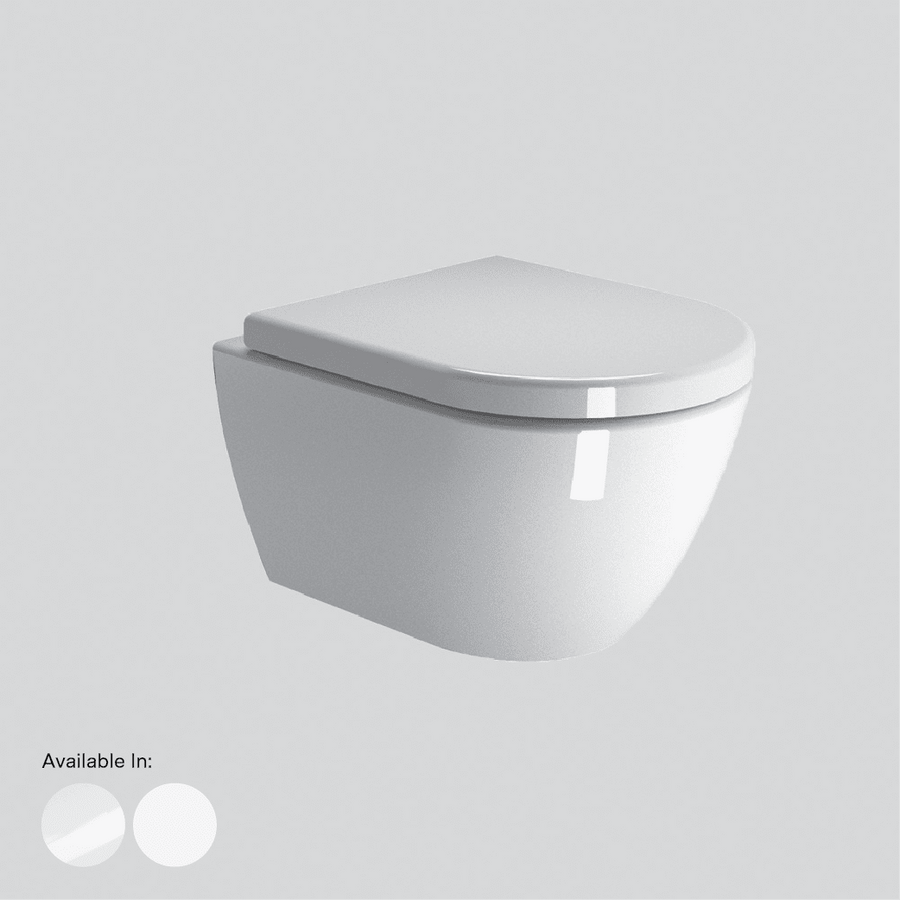 Pura Swirlflush Wall Hung Pan with Soft Close Seat