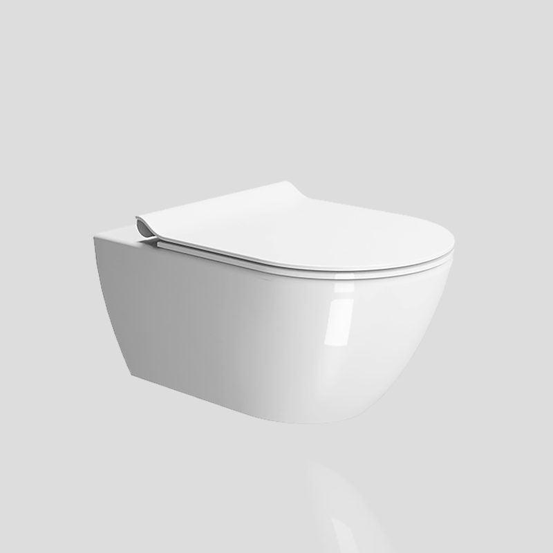 Pura Wall Mounted Swirlflush Toilet Pan with Slim Soft-Close Seat