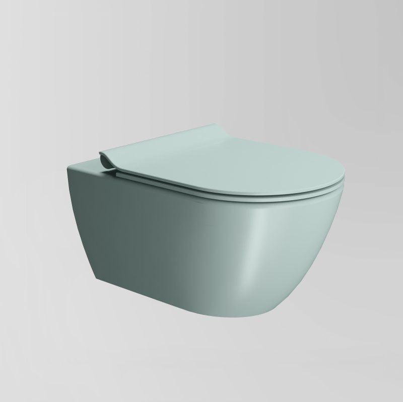 Pura Wall Mounted Swirlflush Toilet Pan with Slim Soft-Close Seat