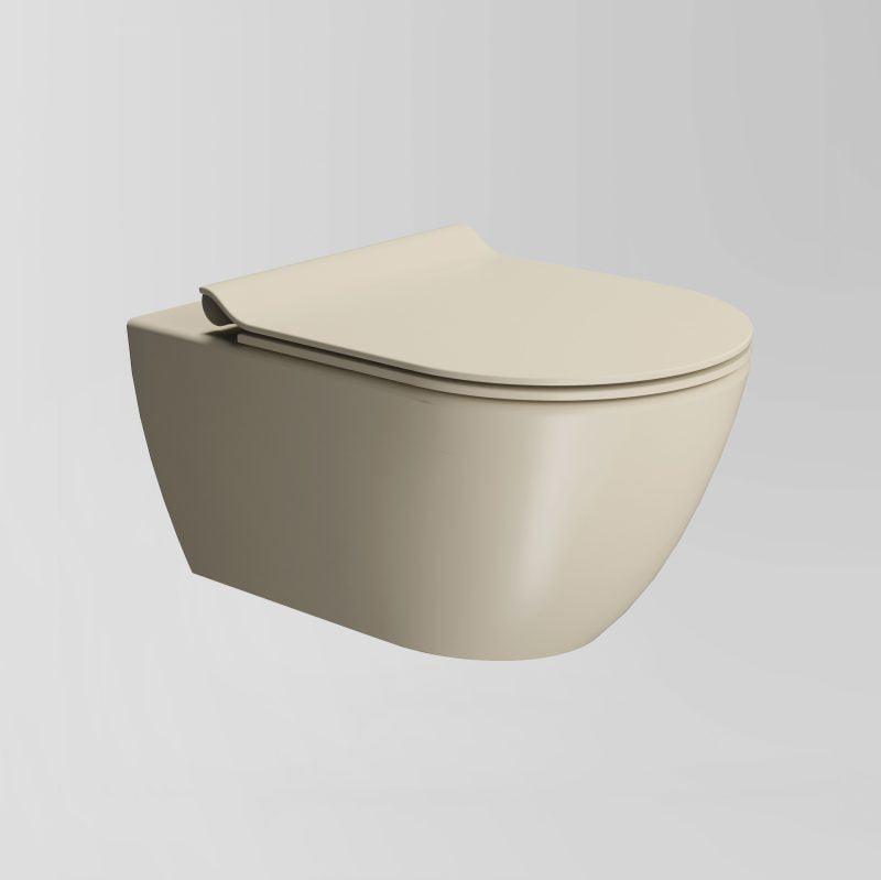 Pura Wall Mounted Swirlflush Toilet Pan with Slim Soft-Close Seat