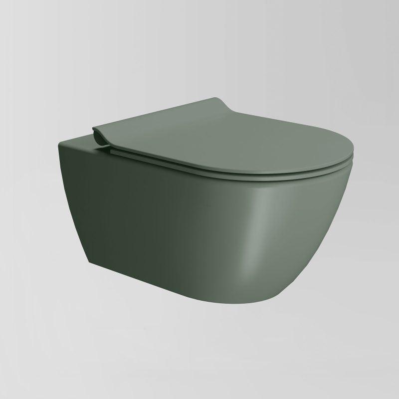 Pura Wall Mounted Swirlflush Toilet Pan with Slim Soft-Close Seat