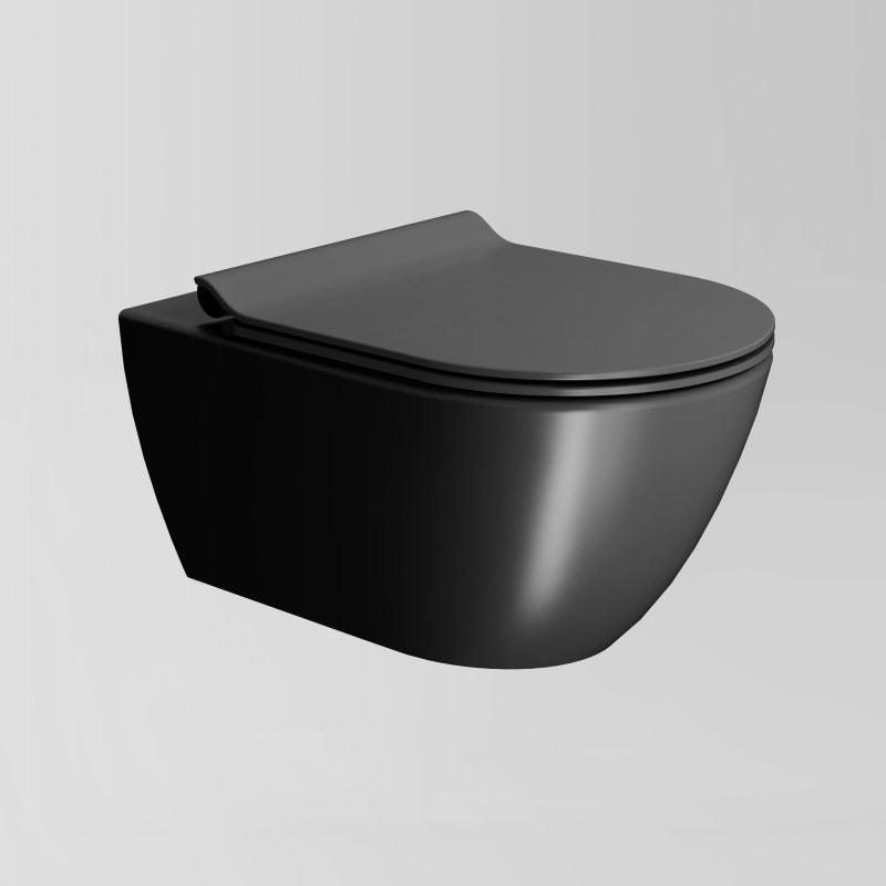 Pura Wall Mounted Swirlflush Toilet Pan with Slim Soft-Close Seat