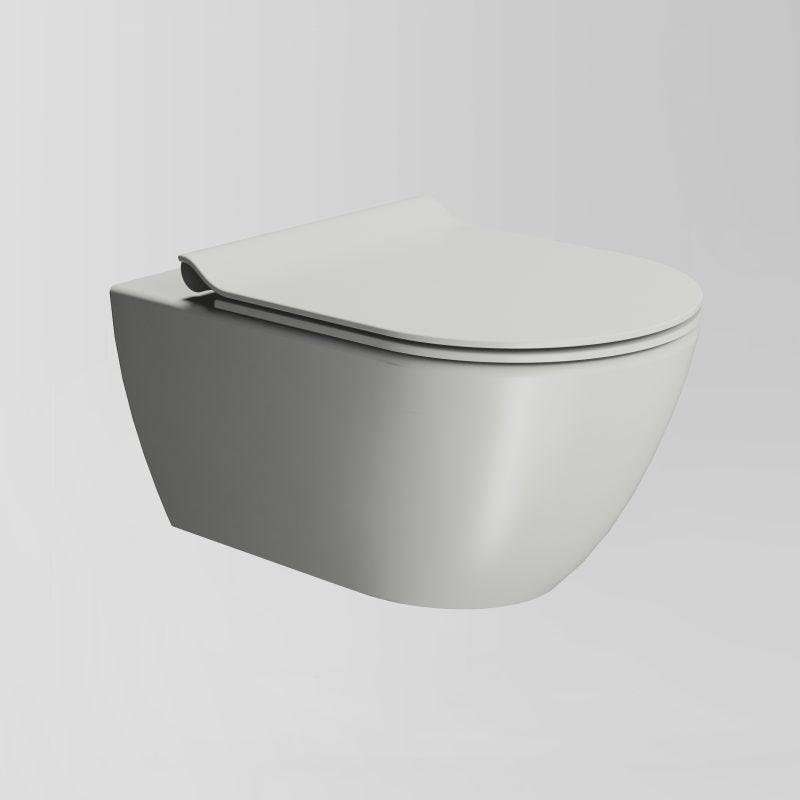 Pura Wall Mounted Swirlflush Toilet Pan with Slim Soft-Close Seat