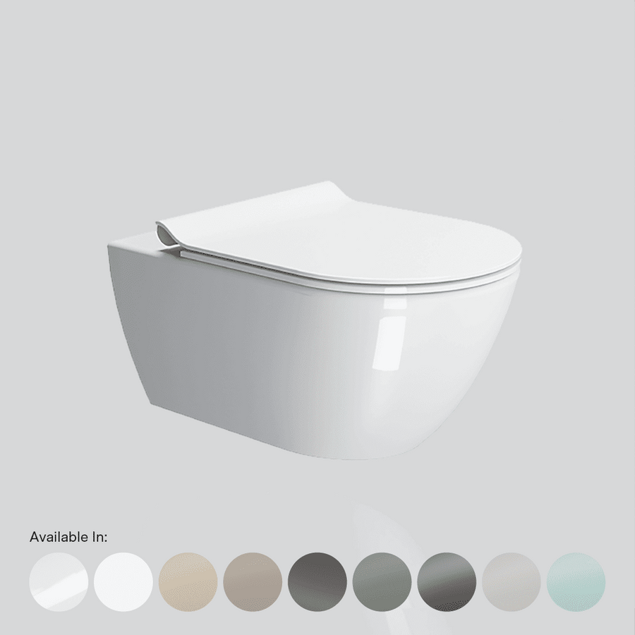 Pura Swirlflush Wall Hung Pan with Slim Soft Close Seat