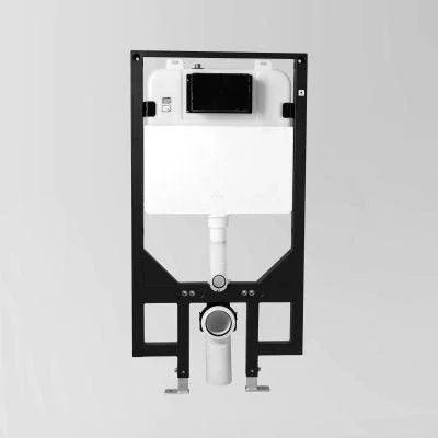 In-Wall Cistern with Frame to suit wall hung Toilet Pan, suitable for front press Flush Plate Installation