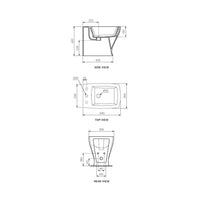 Jazz Wall Faced Bidet