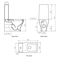 Jazz Wall Faced Suite (including Soft Close Seat)