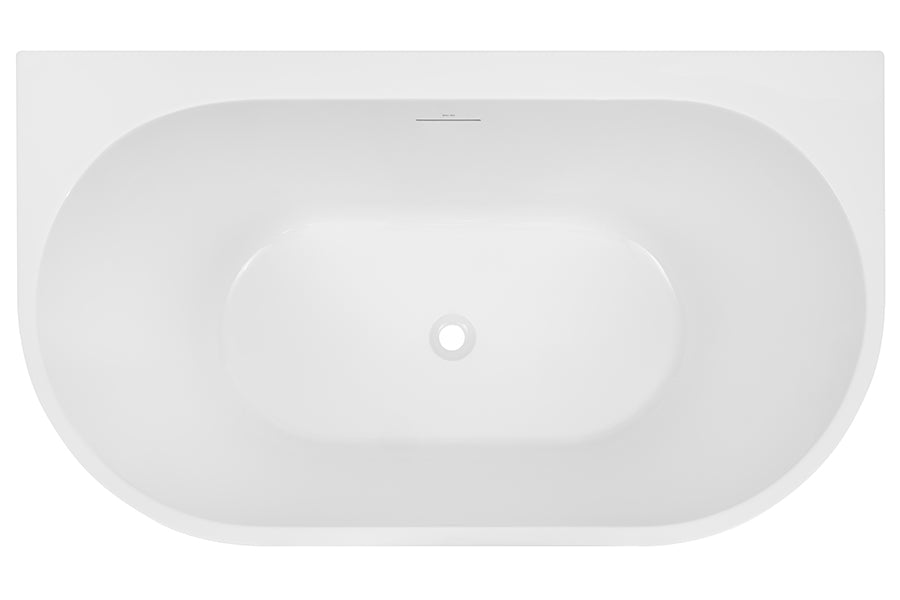 Alegra 1400 Back-To-Wall Freestanding Bath