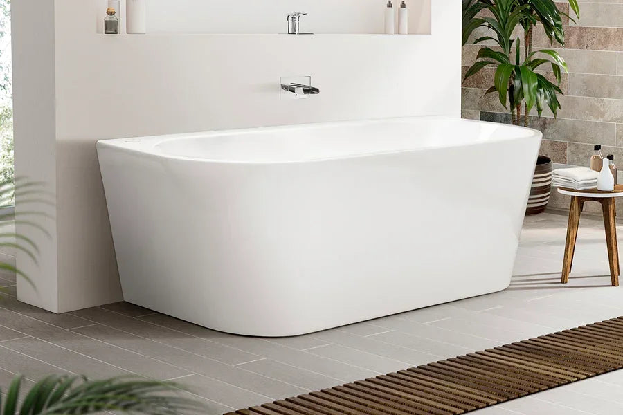 Alegra 1500 Back-To-Wall Freestanding Bath