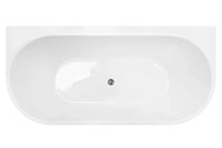 Alegra 1500 Back-To-Wall Freestanding Bath
