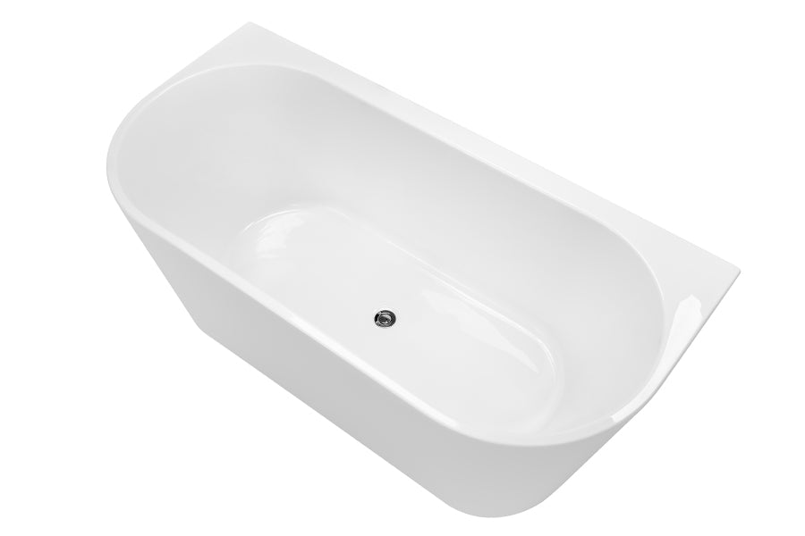 Alegra 1500 Back-To-Wall Freestanding Bath