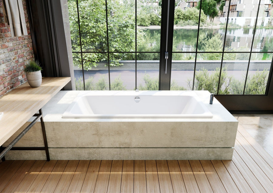 Asymmetric Duo Built in Bathtub