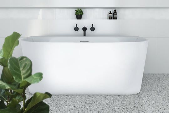 Alegra 1400 Back-To-Wall Freestanding Bath
