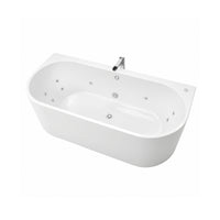 Alegra Contour Back-To-Wall Freestanding Bath