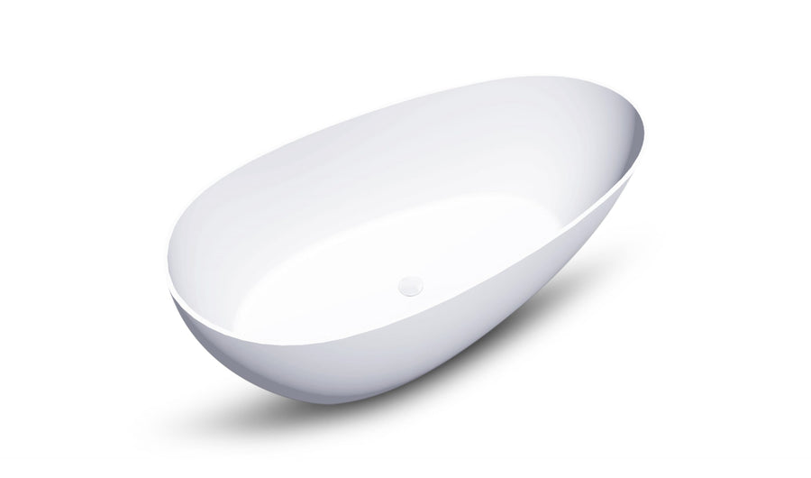 Alice VX03 1700 Freestanding Egg-Shaped Stone Bath