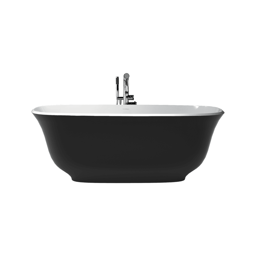 Amiata Matte Freestanding Black Bath
