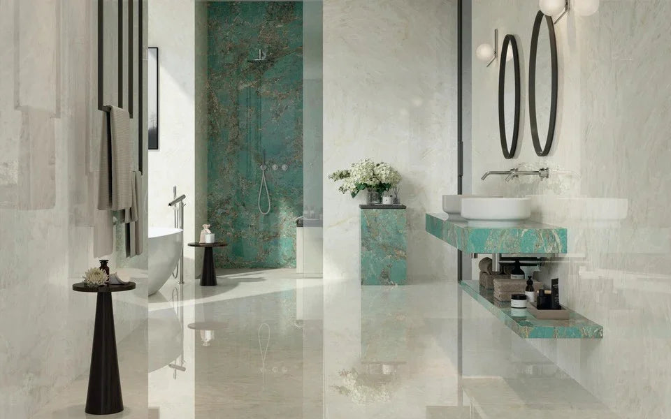 Marvel Gala Crystal White Mable Look Tile