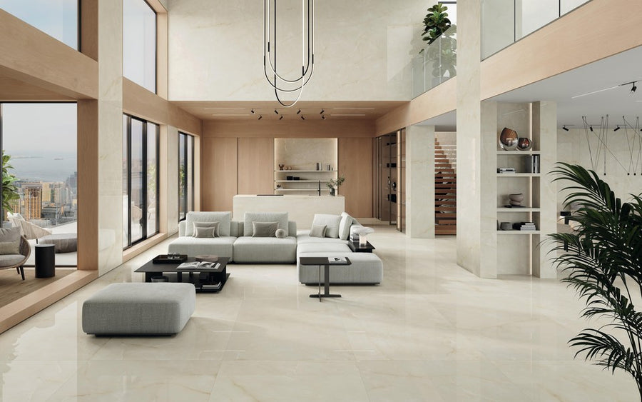 Marvel Onyx White Mable Look Tile