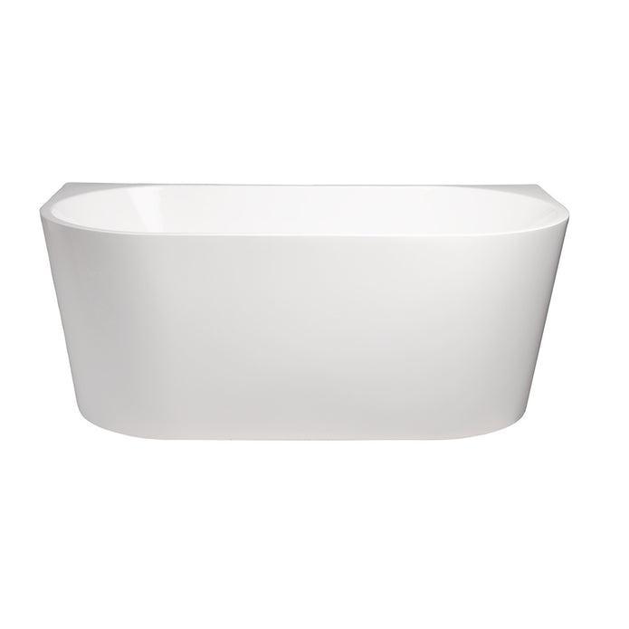 Auris Back To Wall Freestanding Bath