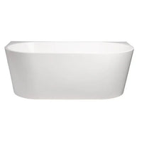 Auris Back To Wall Freestanding Bath