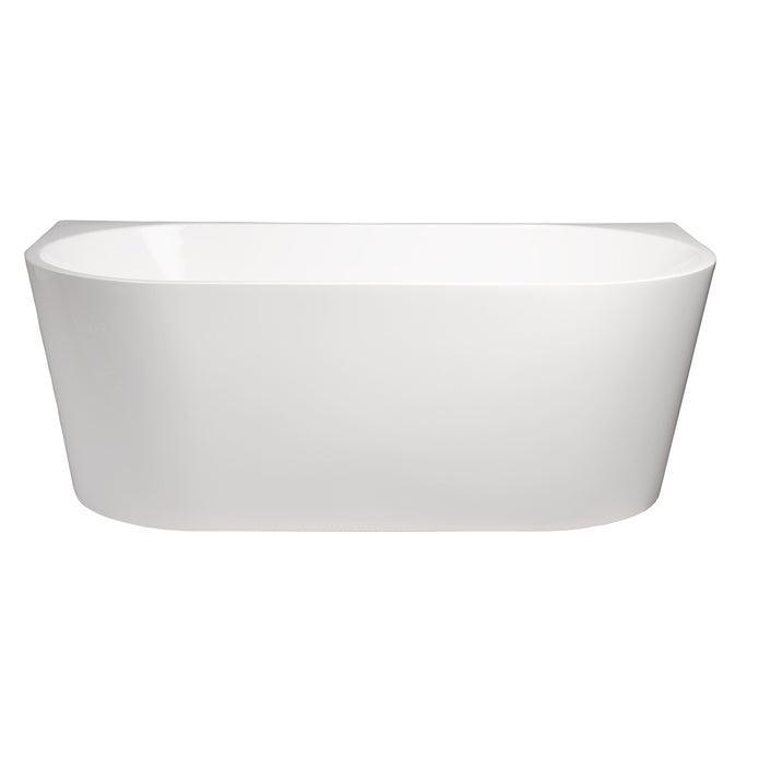 Auris Back To Wall Freestanding Bath