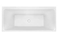 Bianco Back To Wall Corner Freestanding Bath