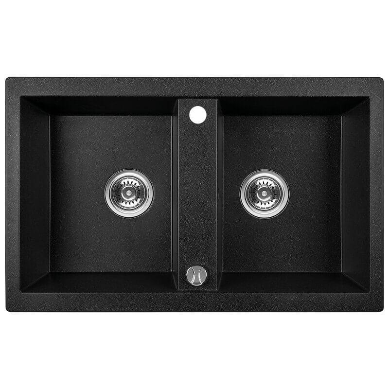 Barbados - Poligran Granite Sink - 2 Bowls