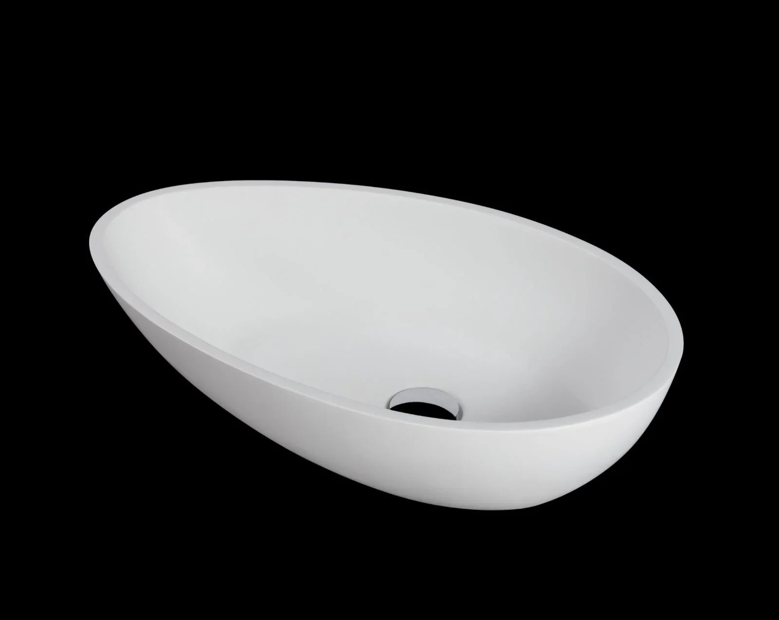 Barcelona Egg Above Counter Stone Basin