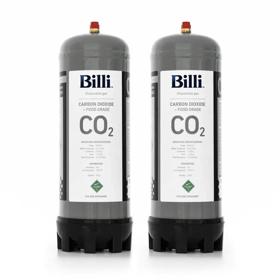 Billi Sparkling Replacement CO2 Cylinder 2 Pack