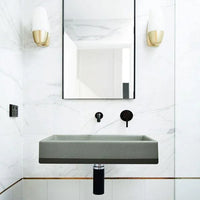 Box Basin Two Tone - Wall Hung