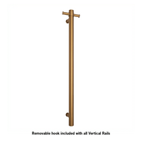 Straight/Round Vertical Bar with Optional Hook