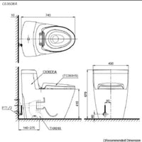 C636DEA#XW Toilet Suite