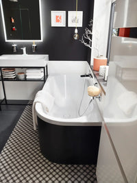 Centro Duo 1 Right Built in Bathtub