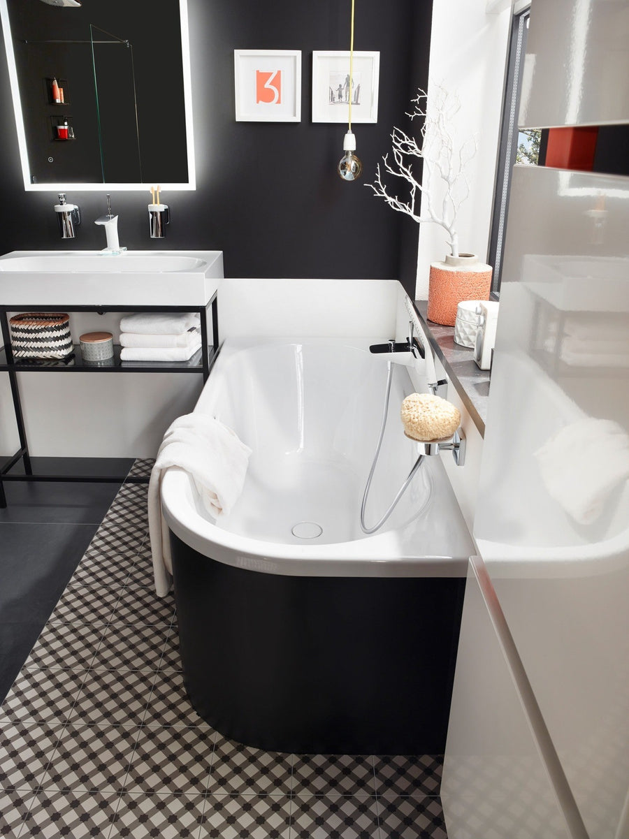 Centro Duo 1 Right Built in Bathtub