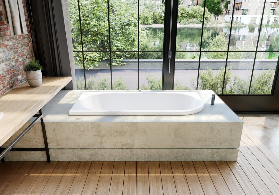 Centro Duo 1 Right Built in Bathtub