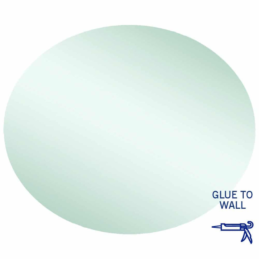 Cody Polished Edge Oval Mirror