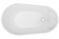 Cosmo 1300 Freestanding Bath with Integrated Overflow