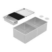Boutique Piazza Double Bowl Sink