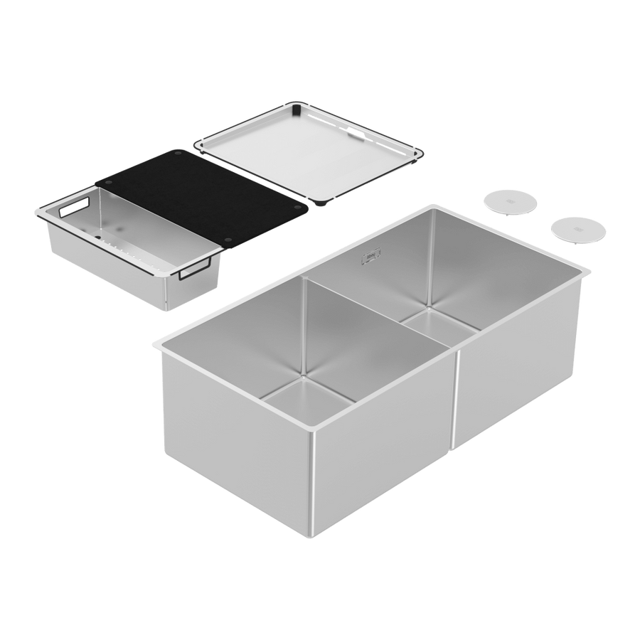 Boutique Piazza Double Bowl Sink