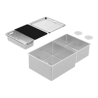 Boutique Piazza 60/40 Double Bowl Sink