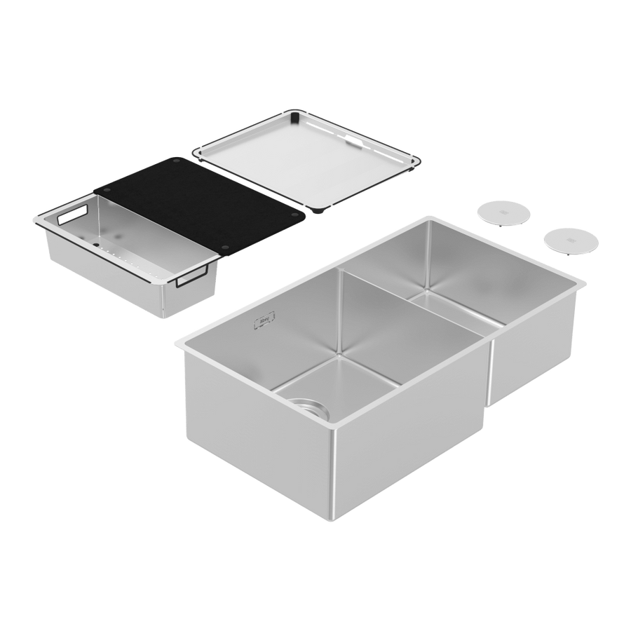 Boutique Piazza 60/40 Double Bowl Sink