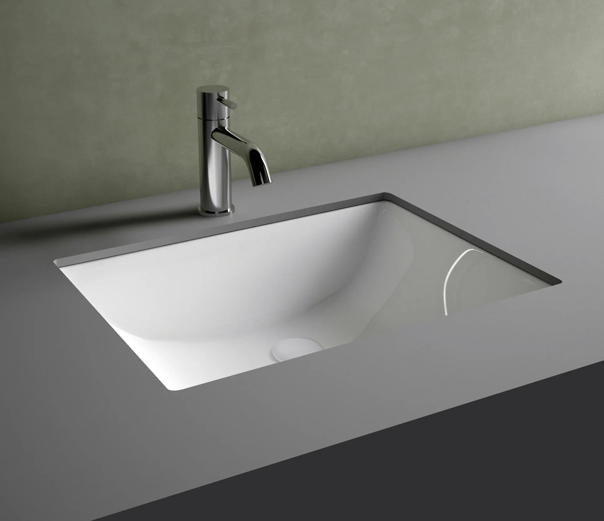 Cattura Rectangular Undermount Basin