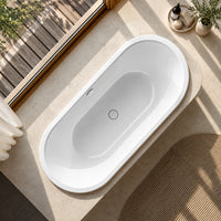 Centro Duo Oval Built in Bathtub