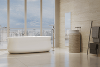 Cocoon Mineral Stone Freestanding Bath