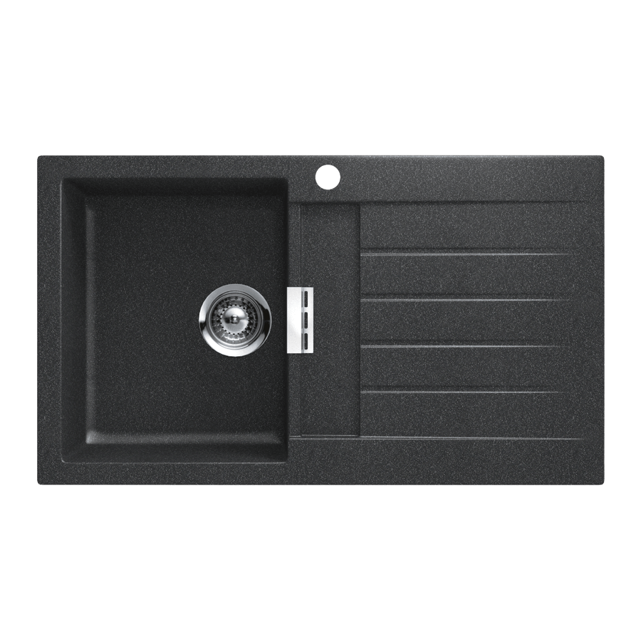 Signus Magma Single Bowl & Drainer Sink